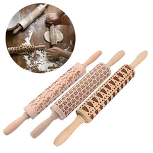 Регулируемая многофункциональная Скалка деревянного прокатного теста для помадки, пирога, печенья Кондитерские инструменты формы для выпечки инструмент