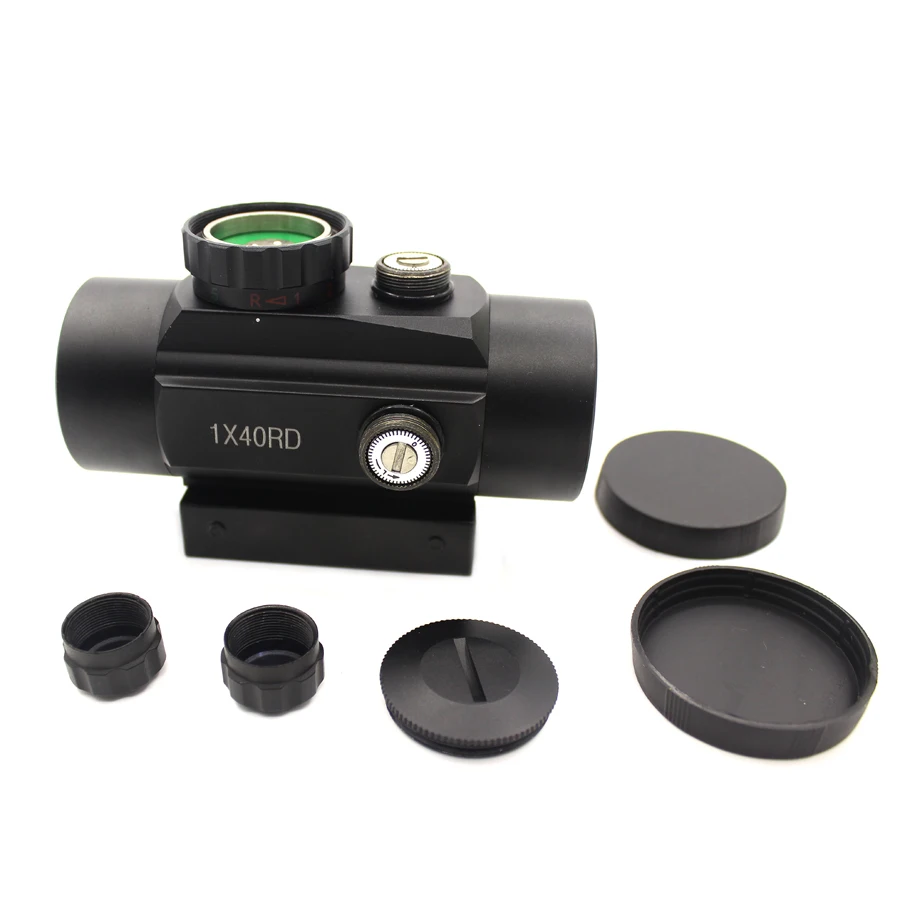 Голографический 1x40 Red Dot смотреть страйкбол Green прицел охотничий 11 мм 20 рейку