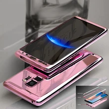 360 Полный Чехол чехол для телефона для samsung Galaxy S10 S9 S8 Plus Note 9 зеркальный защитный чехол для samsung S10 Plus S10e чехол