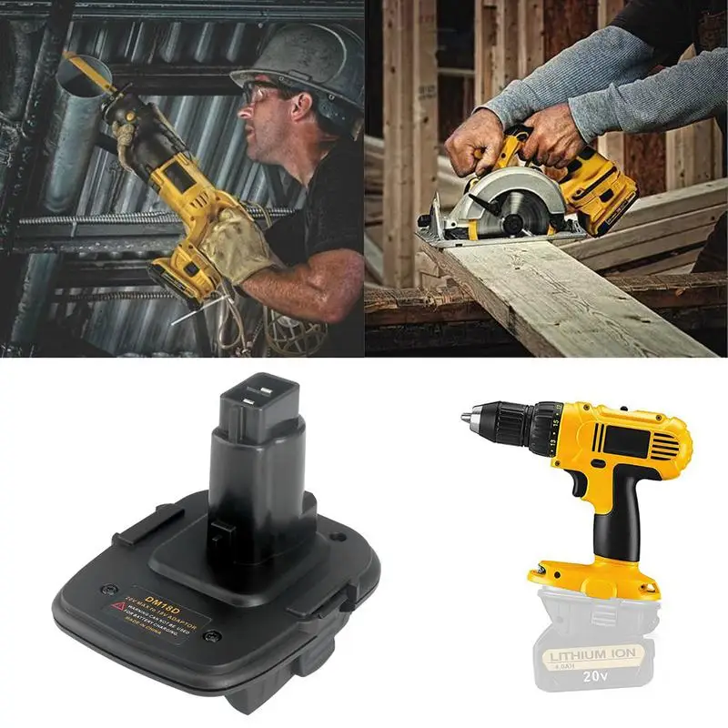 Адаптер для батареи DM18D Dewalt 18 в/20 в переходник с USB литий ионной батареей DE9096 DC9096