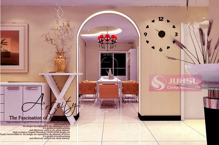 DIY акриловые высокого качества хрустальные художественные Подвесные часы, спальня гостиная наклейка для кабинета часы на стену, украшение дома