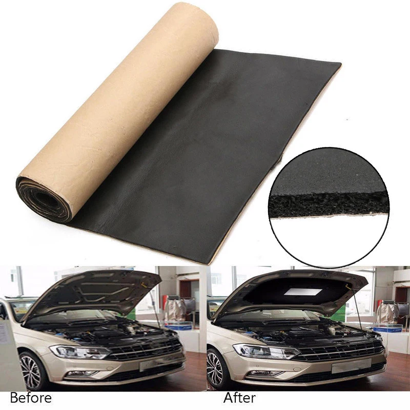 

1* brand new and high quality Rubber 200*50cm Car Auto Sound Proofing Deadening Insulation Self Adhesive Cell Foam
