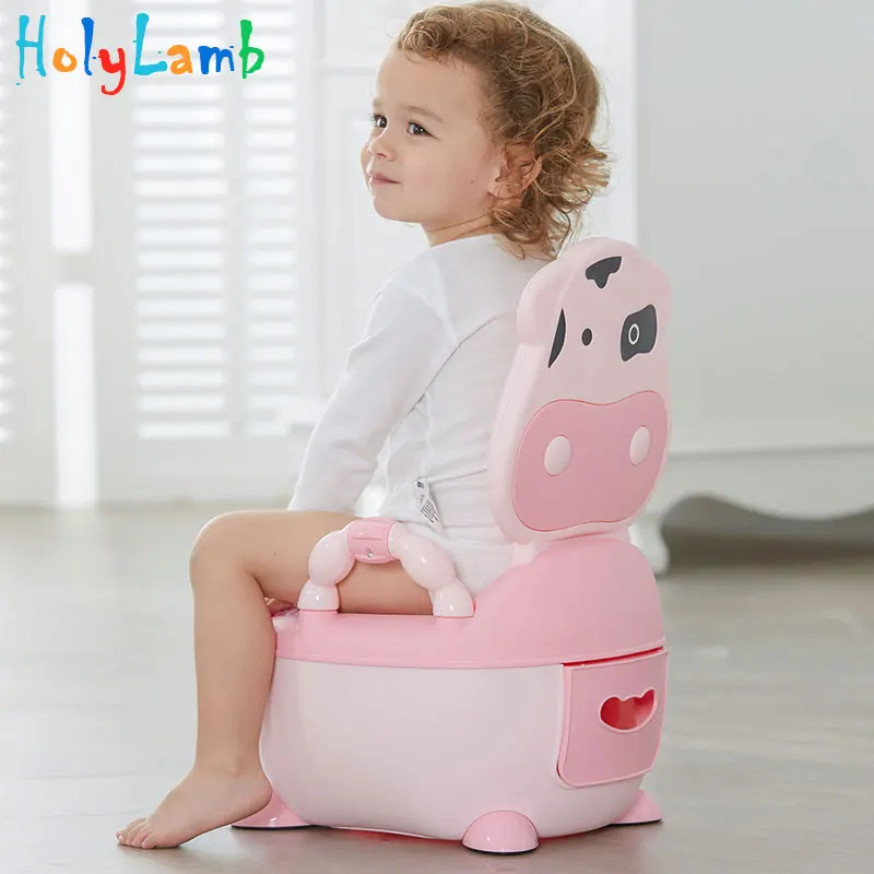 11.11 Cow Baby Potty Toilet For Kids Potty Training Toilet Seat Children's Pot Kids Bedpan Portable Urinal For Nursery