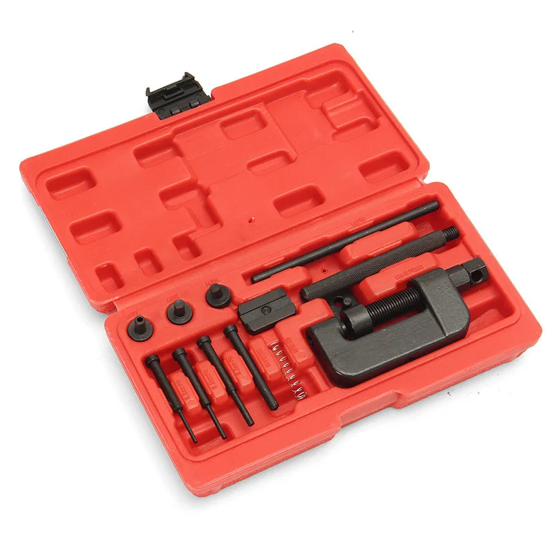 

Motorcycle Bike Chain Splitt Break Rivet Tool Heavy Duty Link O-ring Sprockets