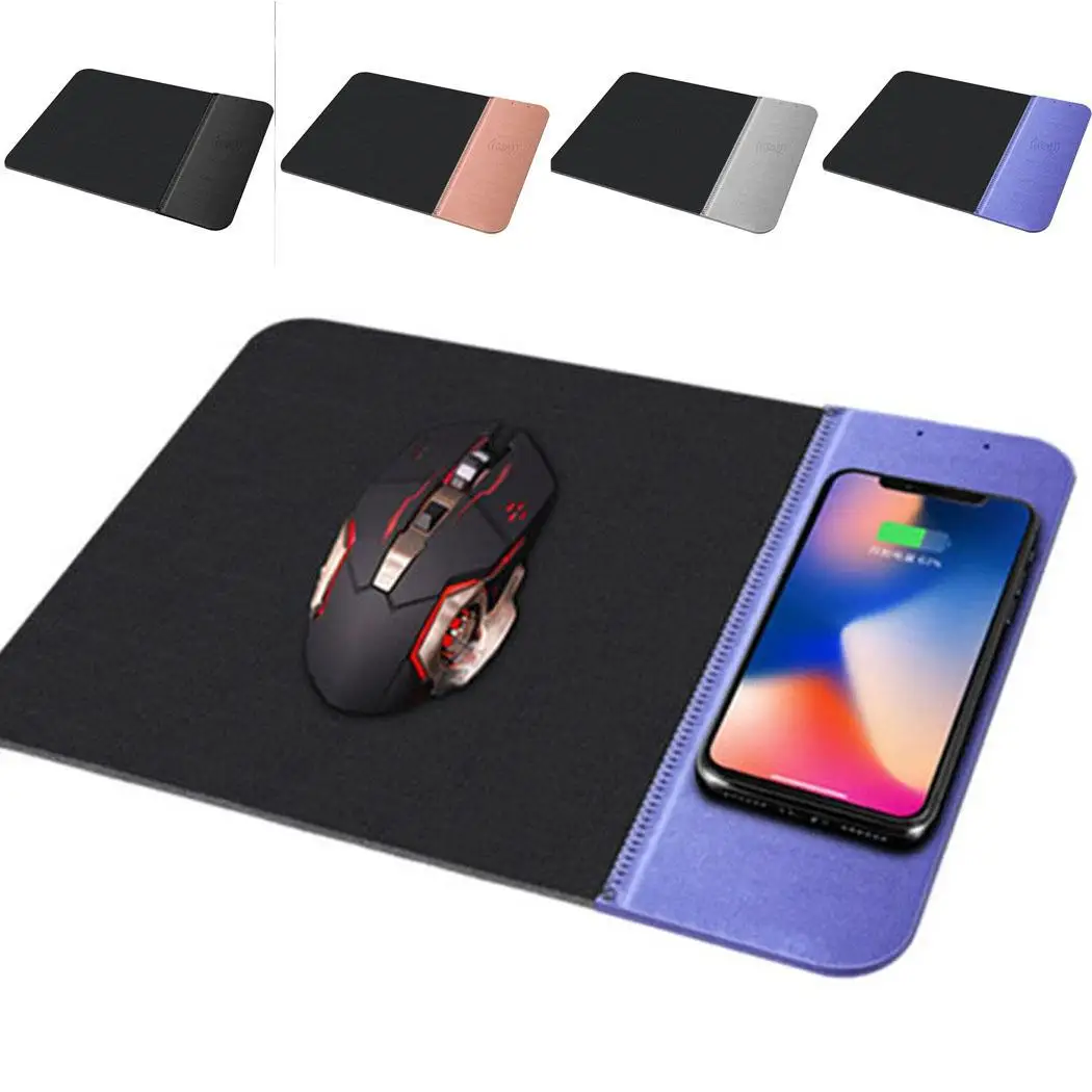 

General Qi Wireless Fast Charging Mouse Pad USB Mat Mobile Phone Charger Pad Casual Light weight, compact size 5W Charger