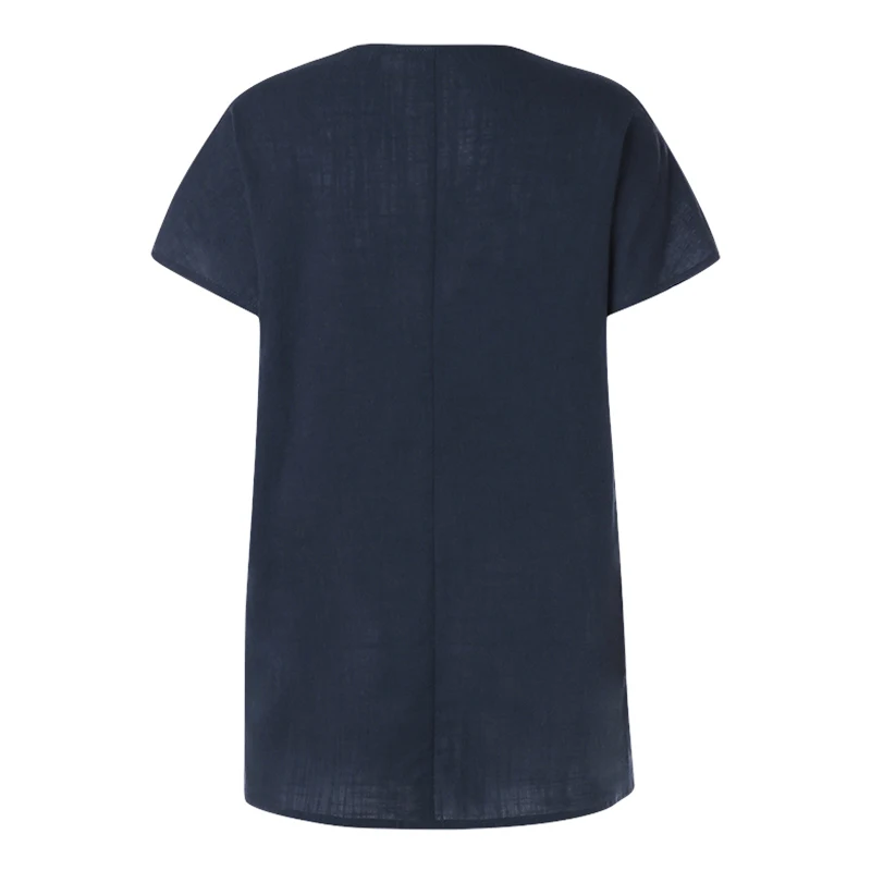 2019 Summer Vintage Ribbon Blouses Women O-Neck Short Sleeve Linen Shirt Female Casual Solid Loose Tops Plus Size 4XL 5XL 6XL 2019 Summer Vintage Ribbon Blouses Women O-Neck Short Sleeve Linen Shirt Female Casual Solid Loose Tops Plus Size 4XL 5XL 6XL