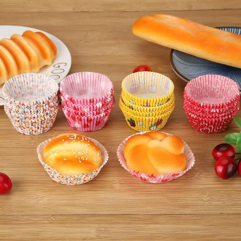 100 шт. DIY из бумаги для кексов формы для выпечки хлеба формы для торта приспособление для украшения обертка для капкейков вечерние украшения для детей кекс