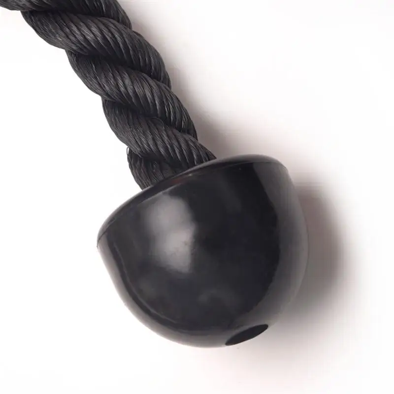 ثلاثية الرؤوس رياضة كابل رفع هدم الذراع حبل بار الصحافة كابل مرفق ل تجريب اللياقة البدنية جهاز لكمال الأجسام (أسود)