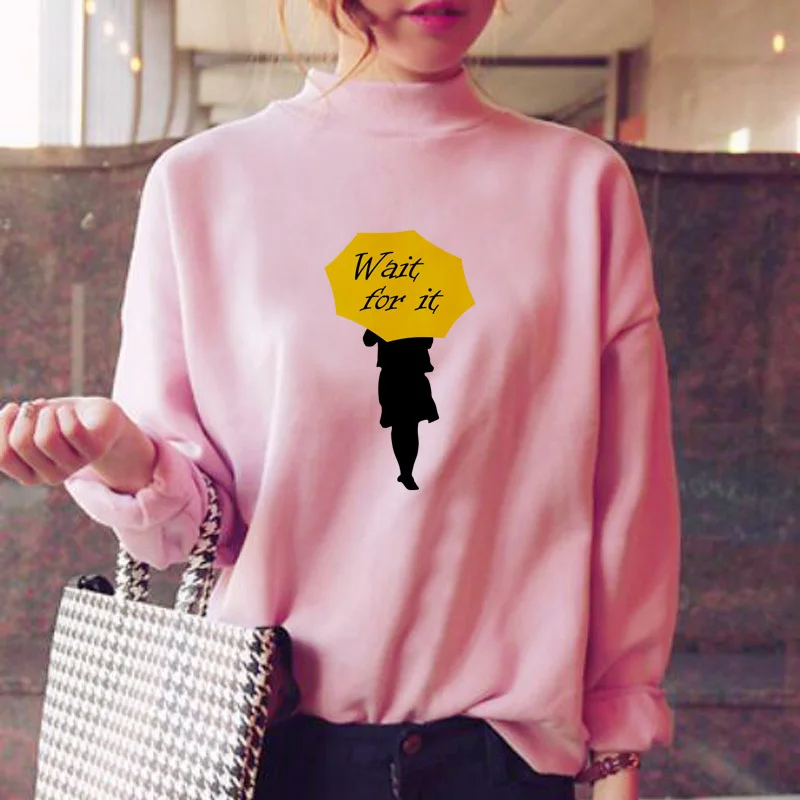 

how i met your mother hoodies women ulzzang oversized sweatshirt hood kawaii sweatshirt streetwear pink warm