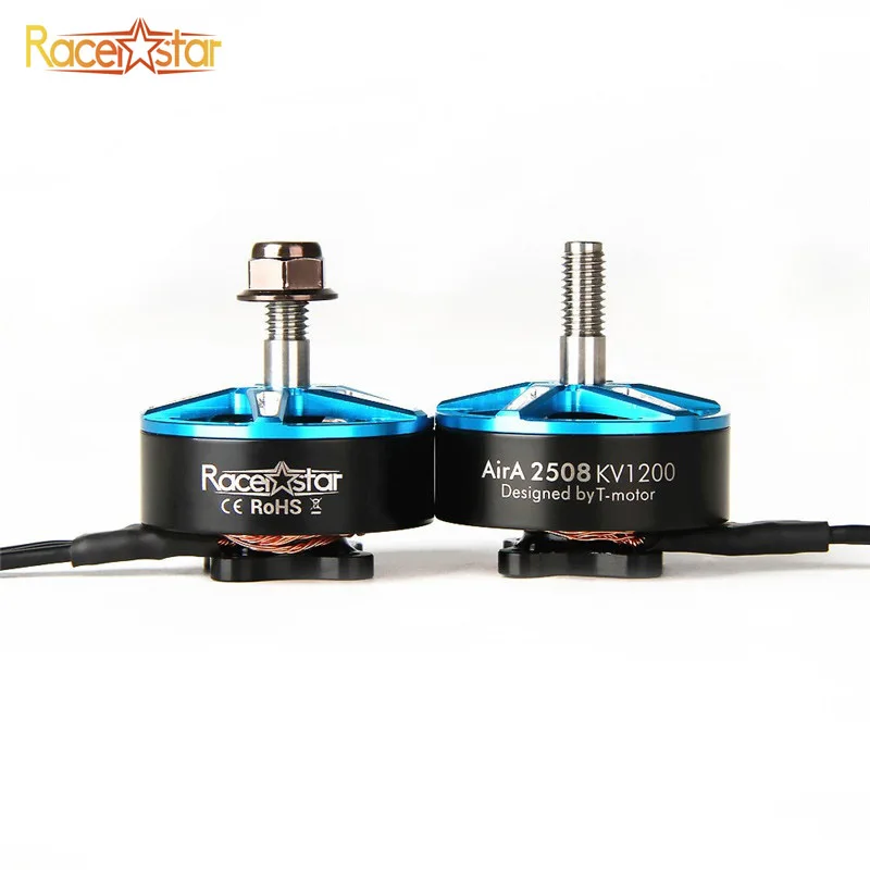 1/2/4 шт. Racerstar AirA 2508 1200KV 4-6S резьбы CW бесщеточный мотор для RC пульт дистанционного управления Управление игрушки Запасные Запчасти аксессуары