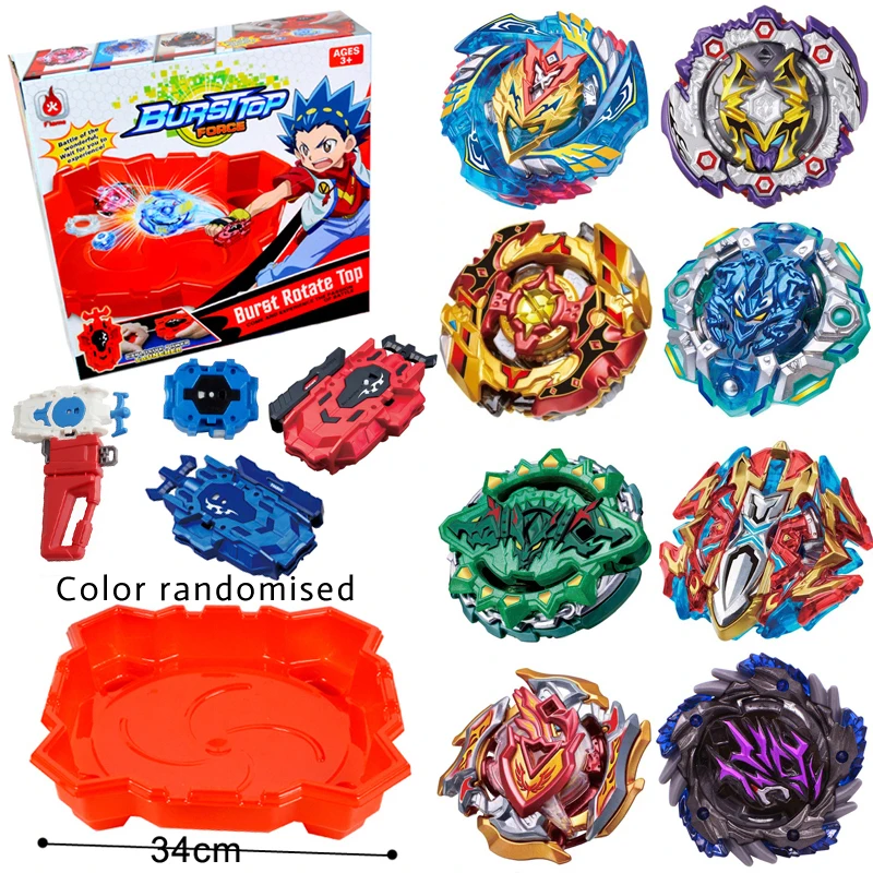 

8pcs/set Beyblade Bayblade Gyroscopic disk Burst Toys Arena Sale Gyro Disk Bursting Gyroscope Bey Blade Top for Children