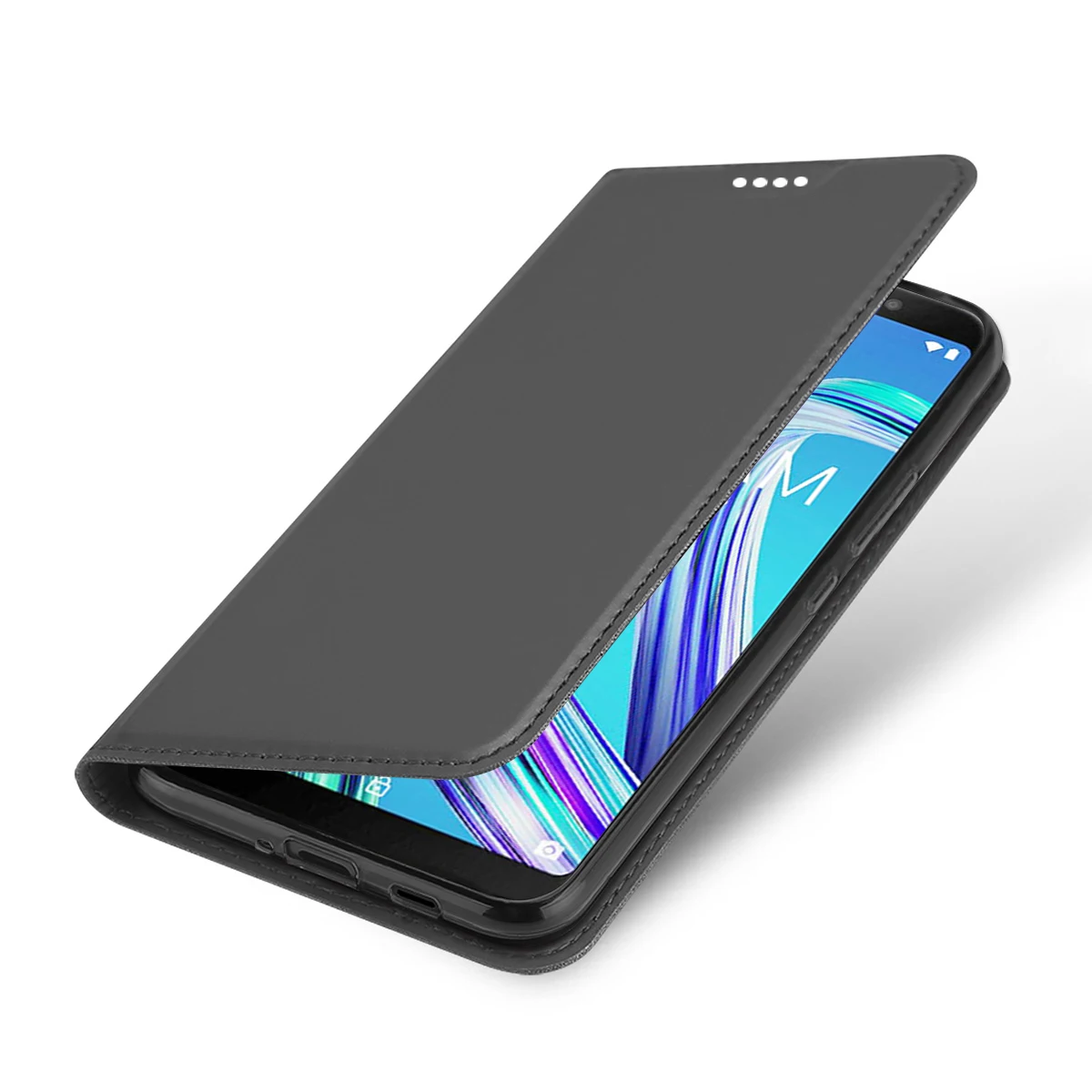 Для Asus ZenFone Max Pro M1 ZB601KL/ZB602KL чехол со слотом для карт Магнитный Флип подставка