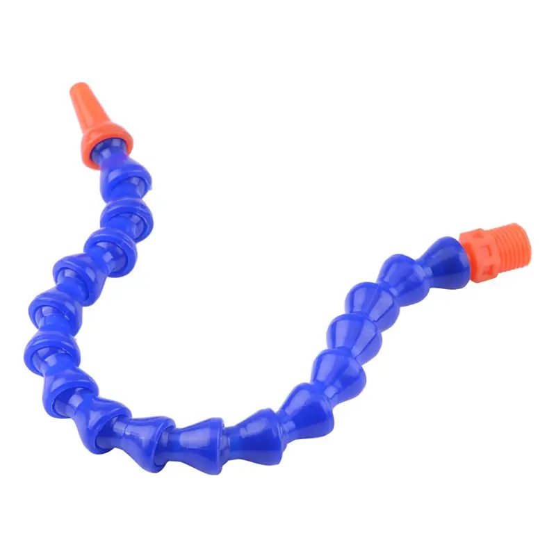 

Hot 12pcs 1/2 Inch Plastic Flexible Water Oil Coolant Pipe Hose Round Nozzle For CNC Machine Lathe Milling Cooling Tube