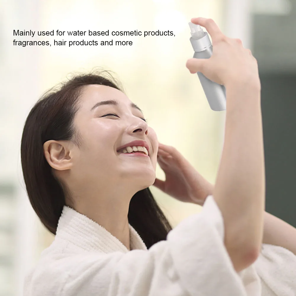 

120ml Aluminium Spray Atomizer Bottle Metal Empty Bottles Fine Mist Pump Atomizer Cosmetic Containers Tool