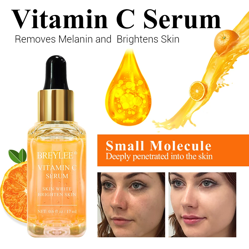 New BREYLEE Vitamin C Whitening Set Face Serum Eyes Cream Facial Cream Remove Dark Circles Fade Freckles Spots Melanin Skin Care New BREYLEE Vitamin C Whitening Set Face Serum Eyes Cream Facial Cream Remove Dark Circles Fade Freckles Spots Melanin Skin Care
