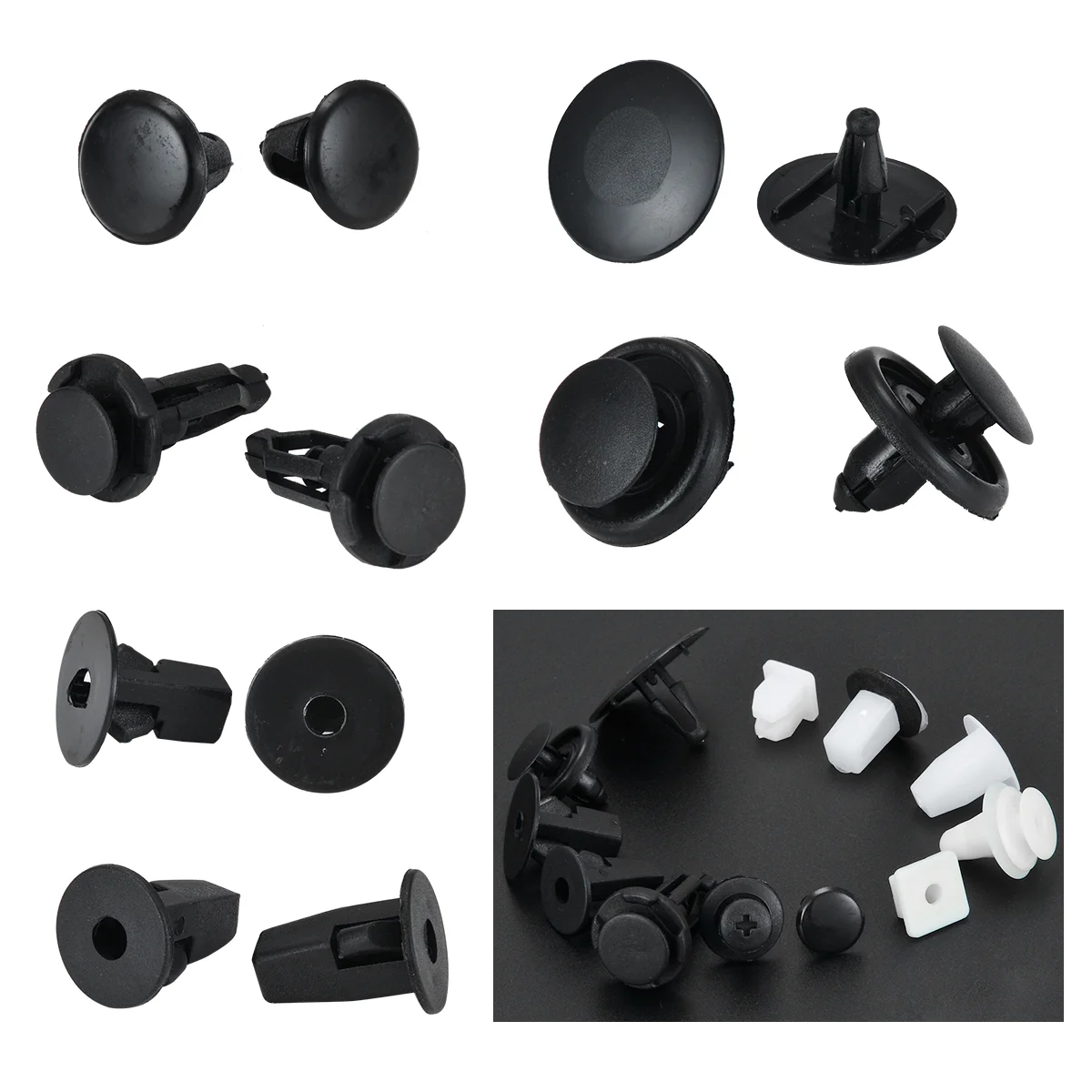 

146pcs/set Toyota Fender Door Hood Bumper Trim Clip Body Retainer Assortment Kit Plastic Car Auto Rivet Fastener