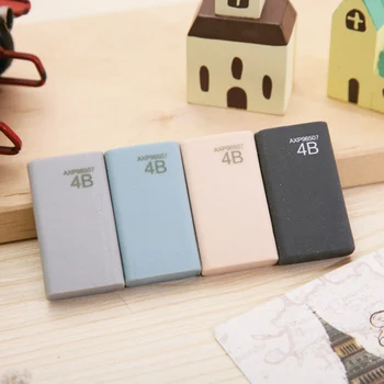 

Creative Colored Professional Examination Art Drawing Eraser Kawaii 4B Rubber Eraser School Eraser Stationery For Kids Gift