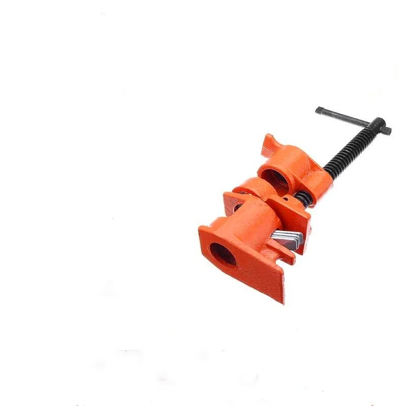

1*Pipe Clamp 3/4 inch Wood Gluing Pipe Clamp Set Cast Iron Woodworking Carpenter Tool