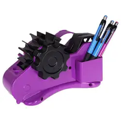 Фиолетовый ленточный Резак Многоцелевой автоматический держатель для клейкой ленты резак идеально подходит для Офис Дом школа