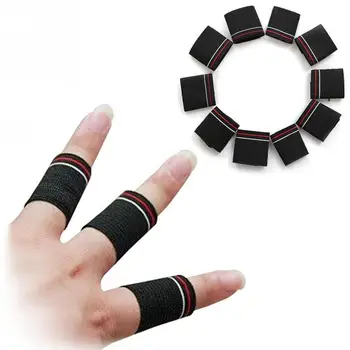 

10Pcs/set Basketball Volleyball Finger Sleeve Guard Protection Finger Support Wrap Bands Fitness Gym Finger Protector Fingerstal