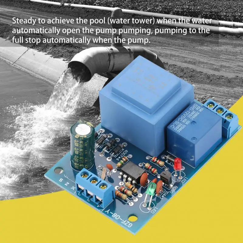 

AC 220V Water Level Detection Sensor Module Liquid Level Controller Water Detection Relay 10A Liquid Level Controller Switch