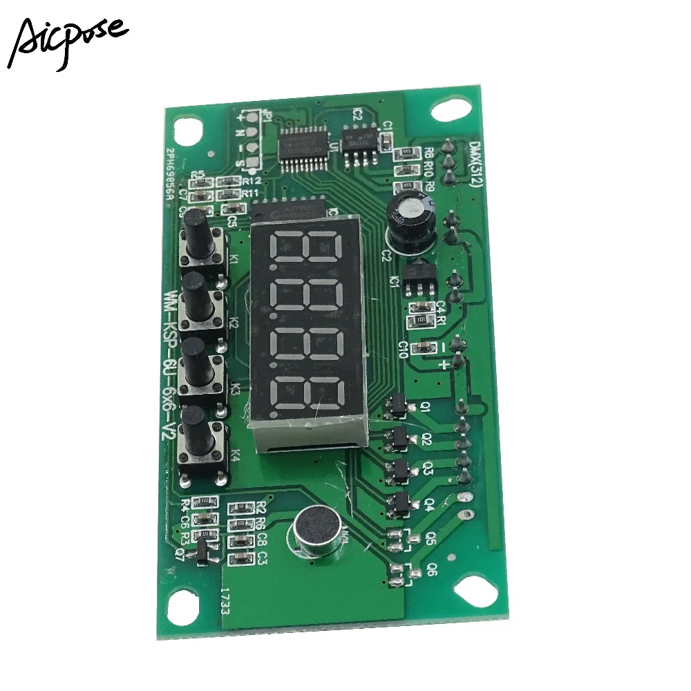 2 шт./лот 7x1 Вт/6x1 Вт/5x1 Вт/12x12 Вт RGBW LED Par материнская плата напряжение 12 36 в par led 4in1 7*12