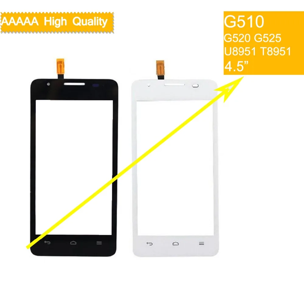 10 шт. для huawei Ascend G510 G520 G525 U8951 T8951 сенсорный экран Сенсорная панель сенсорная