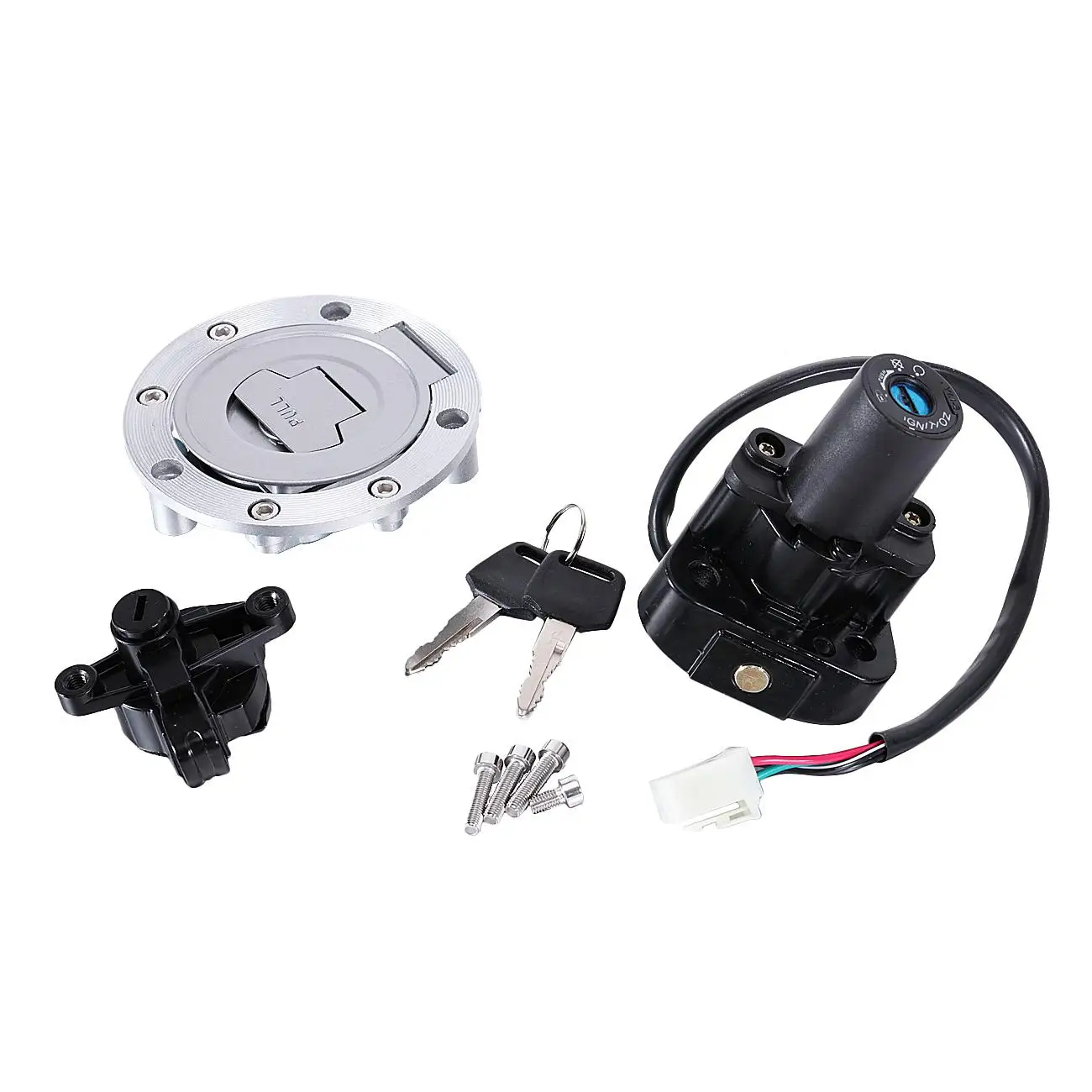 

Fue Gas Cap Ignition Switch Lock Key For Yamaha YZF1000 1997-1998 YZF600 95-02