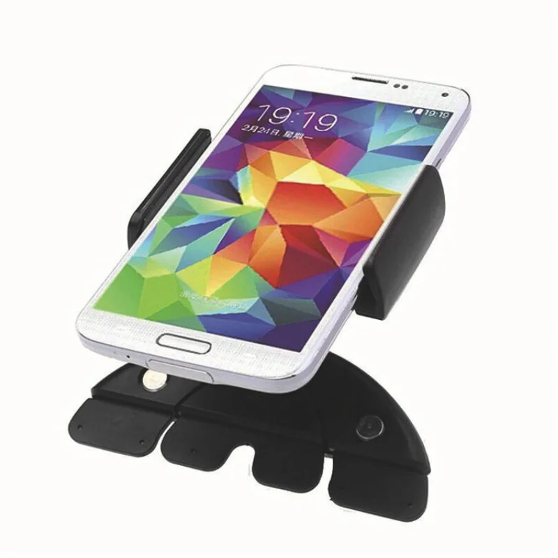  1 pc Auto CD Slot Mount Cradle Halter für Telefon Automotive Innen Smartphone Klammern GPS Stand Au