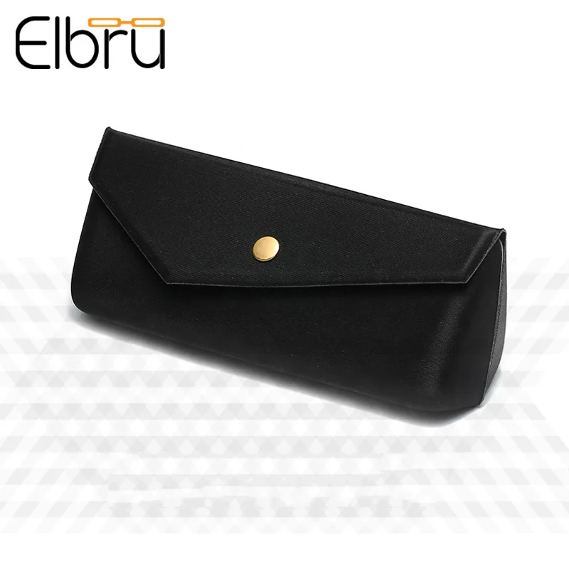 

Elbru 3 Colors Available spectacle cases Protable Light Triangular Fold Glasses Case Eyeglass Sunglasses Protector Hard Box