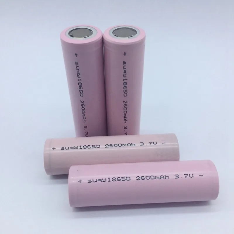 

Suqy 1/2/3/4/6/8/10 pcs New 3.7v Lithium Ion Battery 18650 2600mah bateria 18650 Rechargeable Batteries for powerbank