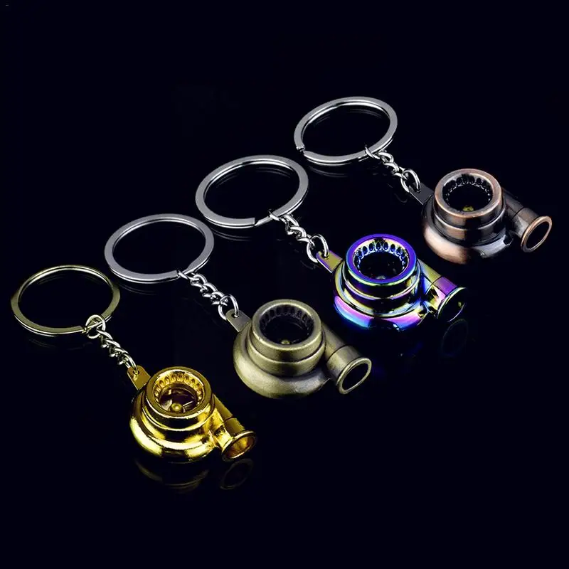 

Automobile Modification Turbocharger Engine Shaped Metal Key Chain