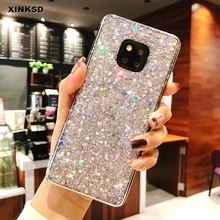 Блеск Блестящий Мягкий ТПУ чехол для huawei Коврики 20 10 P20 P10 P30 lite Pro Nova 3 3i 4 на Honor 7A 8X9 вид 10 чехол