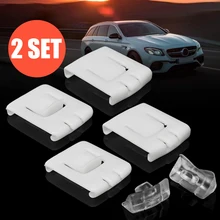 Guia de siut de 2 conjuntos de 6 peças, guia de dispositivos de corrida 435881203a c10 para vw golf mk1 mk2 mk3 plástico branco branco