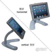 Для 10,2 iPad стойка безопасности столешница Блокировка поддержка с гибким gooseneck дисплей Настольный держатель для mini/air/9,7/10,5/11