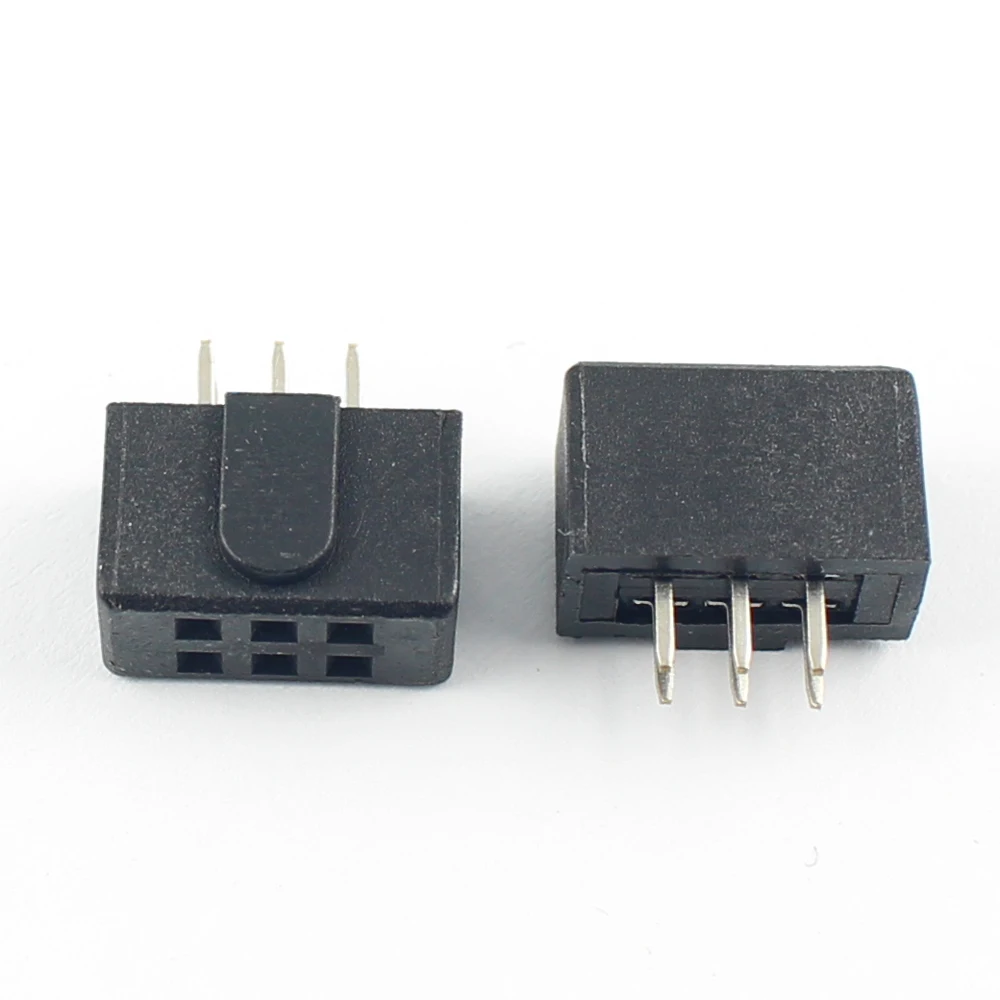 

10Pcs / Lot 2.54mm 0.1" Pitch Female Pin Header Strip 2x3 Pin 6 Pin With Polarizing Key