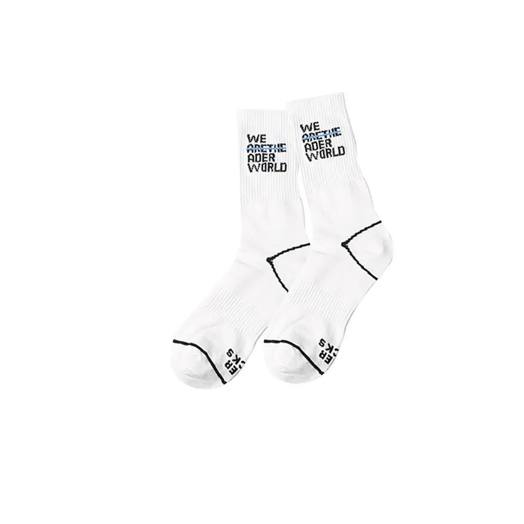 10 носков с надписью YOUR Socks модные белые принтом WE Personality 4 длинные черные носки 5 см