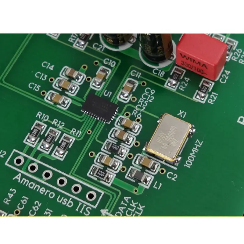 Es9038Q2M I2S Dsd волокно коаксиальный вход декодер плата Dac аудио готовая плата|ЦАП| |