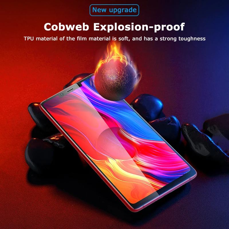 Летняя рыба 20D полноэкранная Гидрогелевая пленка для XiaoMi RedMi 5plus Note5 6 6A pro полная