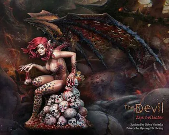 

1/24 Scale Models Fantasy Series Devil Vampire Modeling 75mm Resin Model Adult Hobby DIY Toy Free Shipping