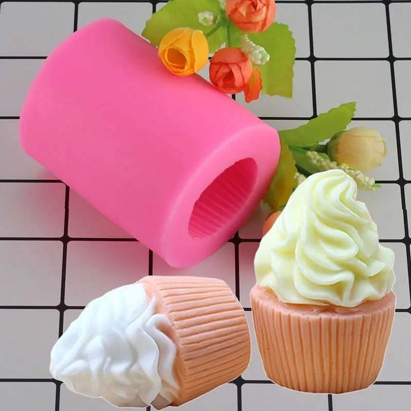 

Silicone Ice Cream Cone Candy Mold Chocolat Soap Cream Molds CupCake Kitchen Baking Decorating Fondant Resin Polymer Clay Mould