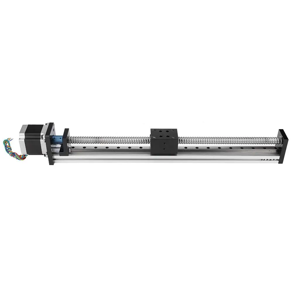 

Ball Screw Linear Stage Precision Sliding Table Slide Effective Stroke 400mm for NEMA 23 Motor guide rail
