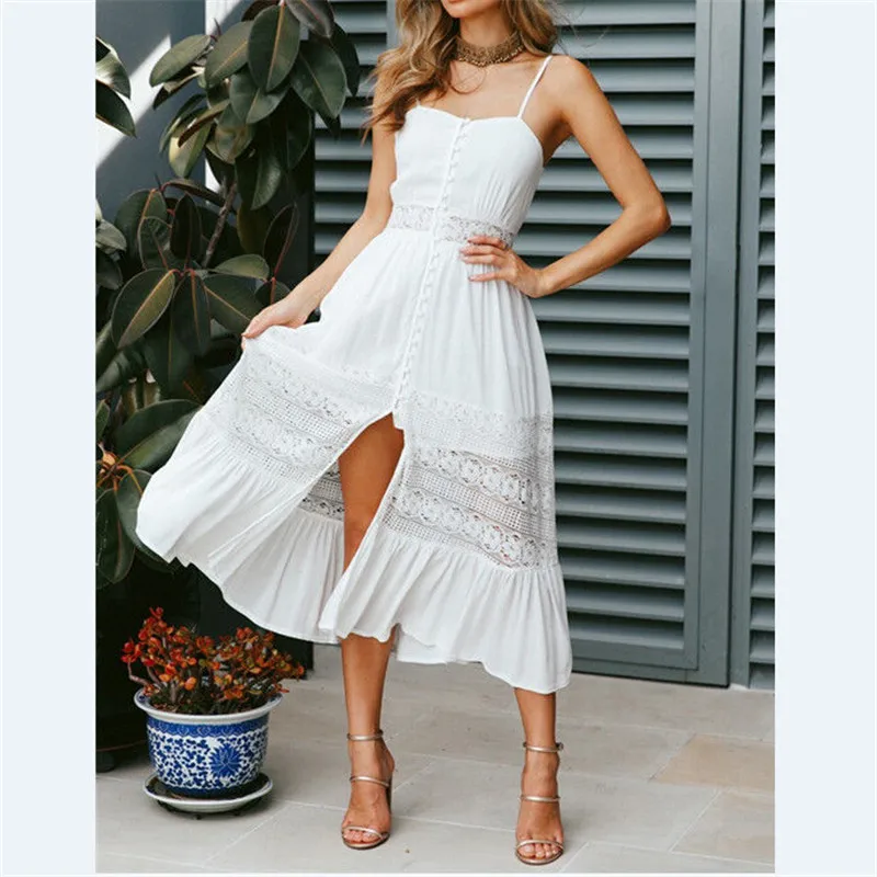 Купить Летнее Белое Платье Из Кружева фото 14