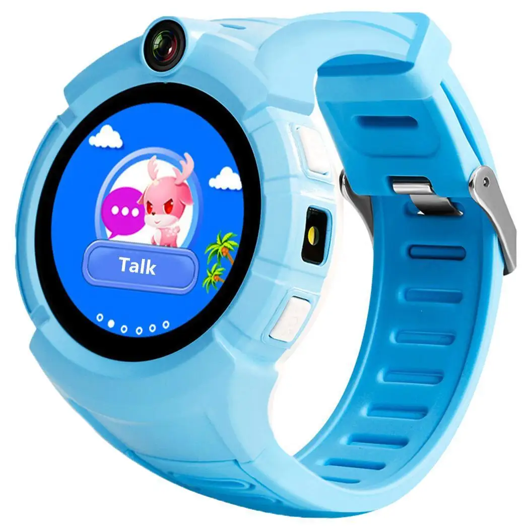 Детские Смарт часы с сенсорным экраном gps позиционирование Smartwatch 240x240 круглый