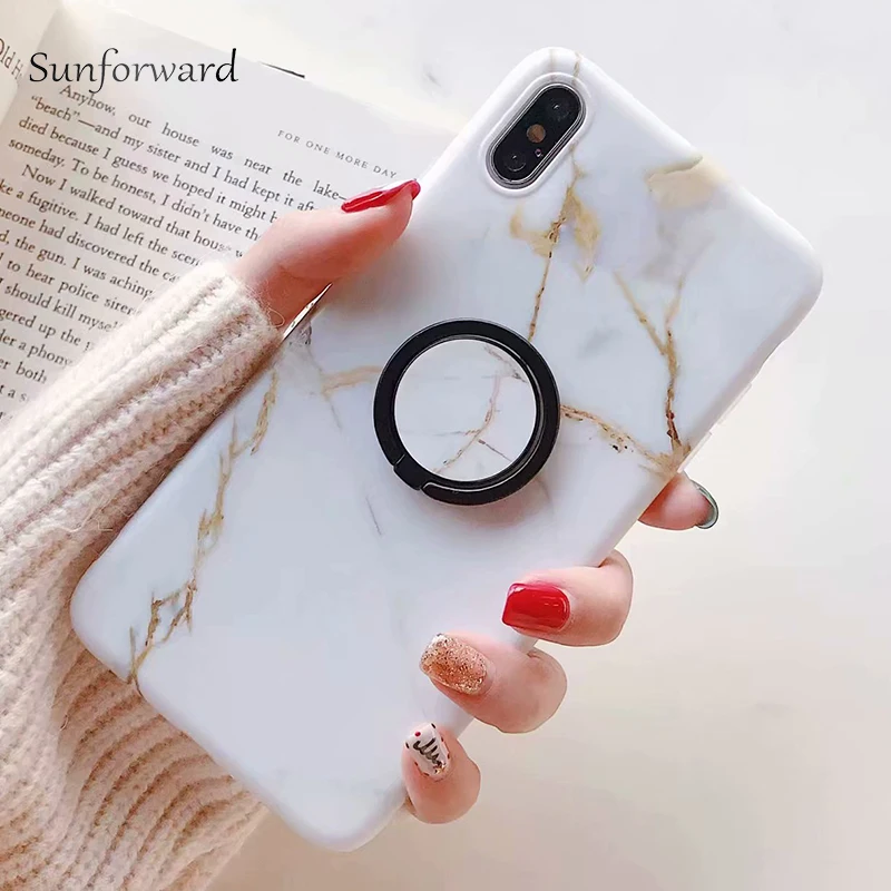 

Stand Marble Phone Case For Huawei Mate 20 Pro Cases Mate 20 Lite Nova 3e 3i 2s 3 P Smart Plus Ring For Huawei P20 Pro P20 Lite