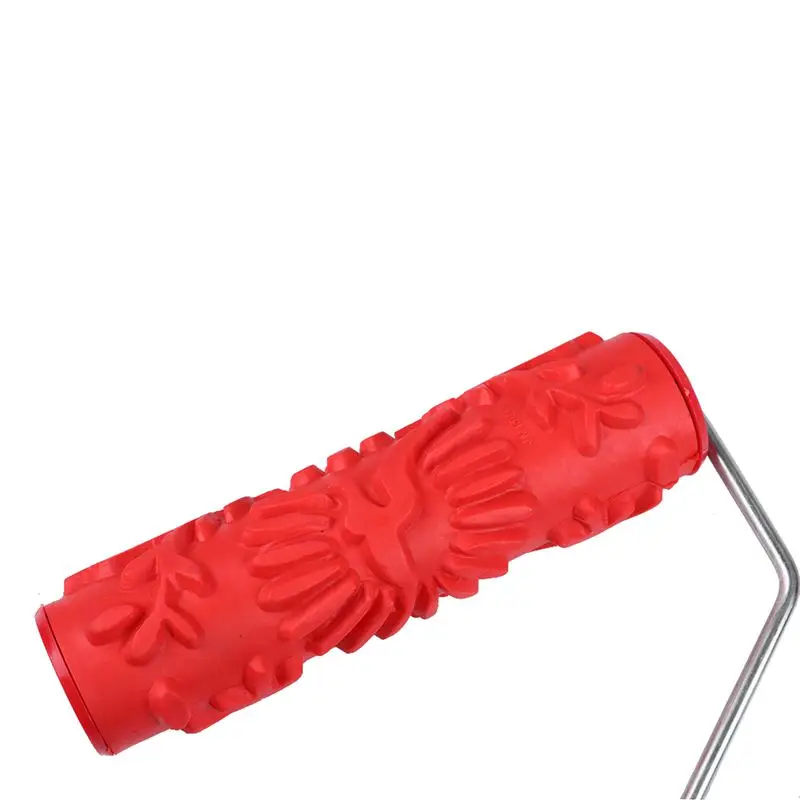 7In Rubber Embossing Texture Wall Printing Brush Relief Roller Tool With Handle 7In Rubber Embossing Texture Wall Printing Brush Relief Roller Tool With Handle