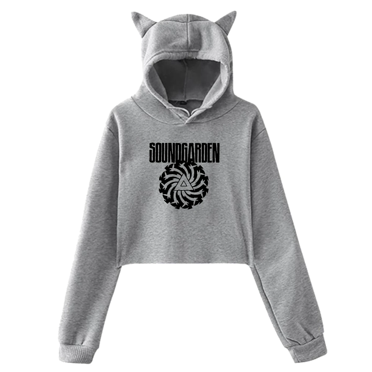 Женская толстовка с капюшоном SAMCUSTOM Chris Cornell 3D принт кошачьими ушками и длинным