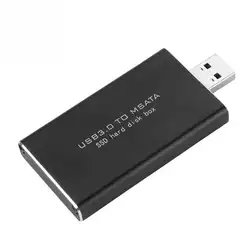 MSATA к USB3.0 аллюминевых SATA3 SDD корпус внешний жесткий диск ASM1153E Поддержка отделкой с отверткой