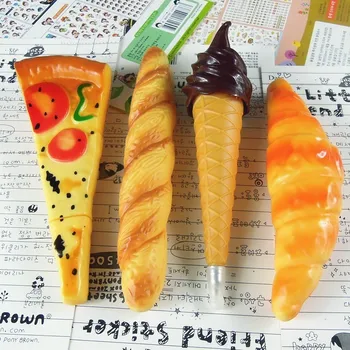 

1PC Pizza Modeling Funny Simulation Bread Ballpoint Pen Creativo Novelty School Stationary Office Supplies Kids Gifts