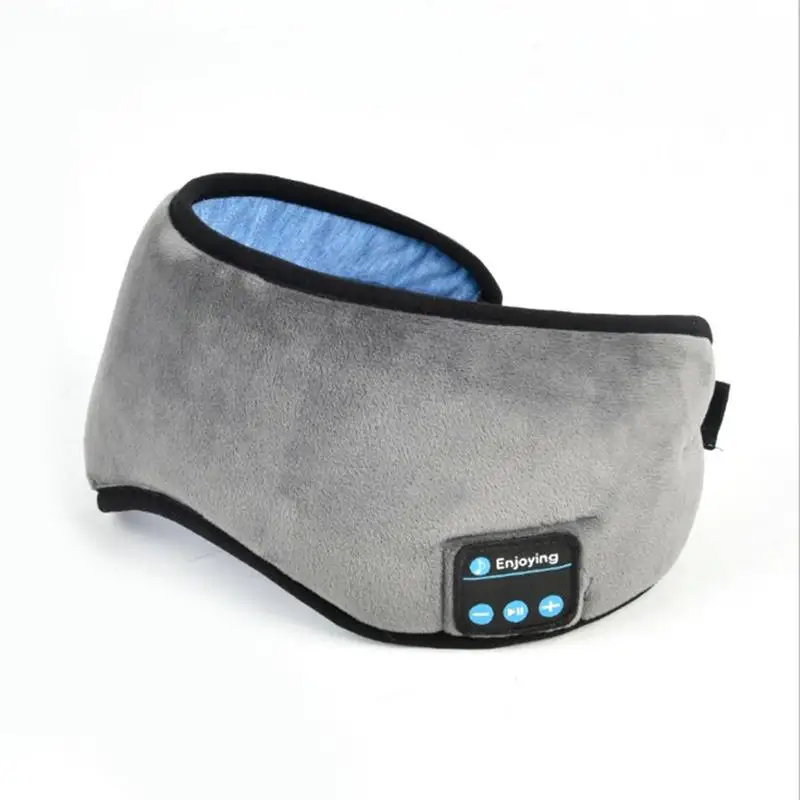 

Bluetooth V5.0 Sleeping Eye Mask Headphones Eye Shades Wireless Eye Cover Built-in Speakers Microphone for Air Travel Siesta